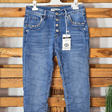 KAROSTAR DAMEN JEANS LEO DENIM COLLECTION BAGGY  HOSE Gr. 38 bis 48 TOP AKTUELL