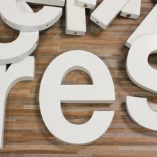 e, alter Fassaden Werbe Buchstabe Reklame Alu Wand Werbung Deko alt Vintage 