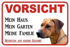 Schild Vorsicht Rhodesian