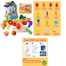 Holz Obst Schneiden Spielzeug