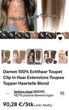 Echthaar damen extensions clip - echthaar,