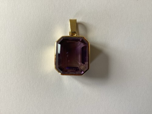 Amethyst anhänger 585 - anhänger, 585/-