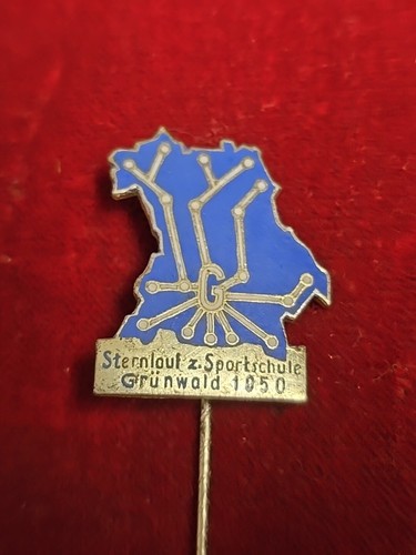 Alte anstecknadel sternlauf - alte,