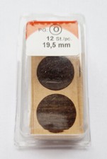 12 Stück Abdeck Klebepunkte PVC rund selbstklebend verschiedene Farben wählbar