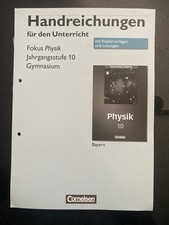 Handreichungen Physik 10 Bayern - ISBN 978-3-464-85318-4