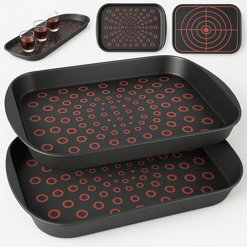 Serviertablett set - serviertablett,