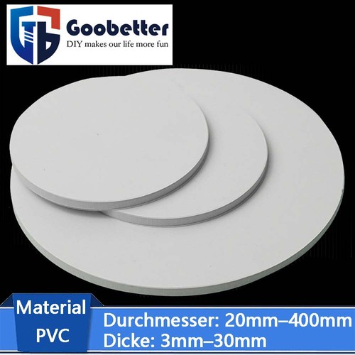 Rund pvc platte - rund, kunststoff
