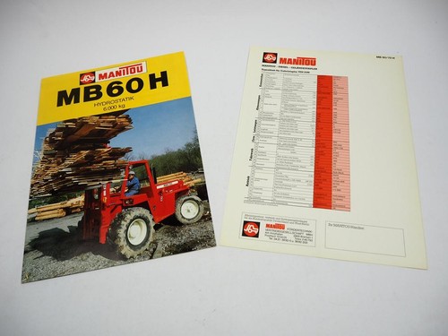 Original prospekt manitou - original,