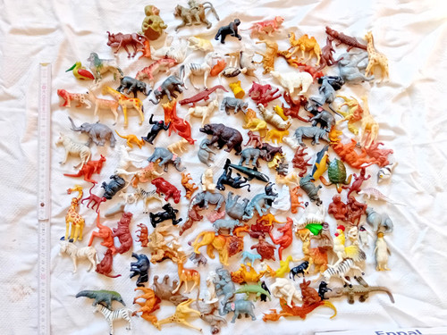 150 plastikfiguren tiere - ca.,
