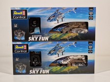 2x Revell Control Sky Fun RC Einsteiger Hubschrauber Rc Heli Gyro 23982 DEFEKT!