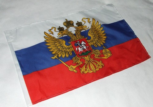 Russland flagge mit adler - russland,
