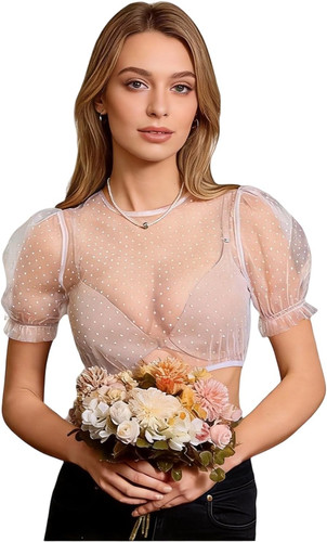 Dirndlbluse transparent mit - dirndlbluse,