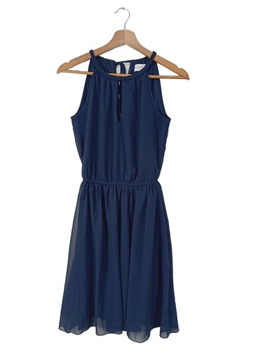 Apricot neckholderkleid damen - apricot,