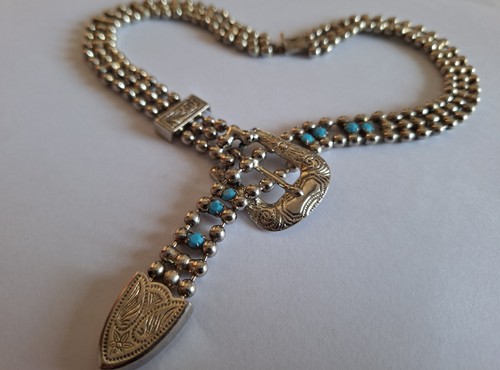 Vintage halskette navajo stil - halskette, navajo-stil