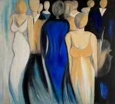 Ölbild "DINNERPARTY" Bild