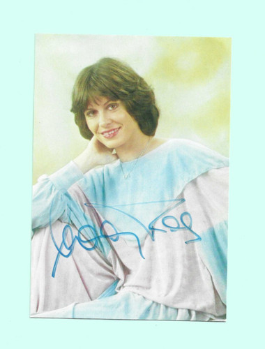 Mary roos autogrammkarte - autogrammkarte, 10x15