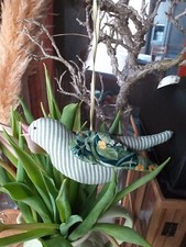 Tilda Vogel, Geschenkanhänger  Stoffvogel, Baumschmuck, Taube, Dekovogel 
