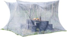 Moskitonetz XXL für Innen und Außen 300 x 300 x 250 cm 220Mesh Moskito Zelt weiß