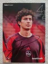 Autogrammkarte Fabio Gruber 1