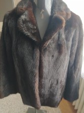 Nerzjacke /Mantel Black