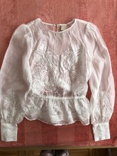 Damen Bluse weiss  Gr S