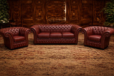 Chesterfield echt leder - echt,