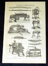 LEDERFABRIKATION Spaltmschine