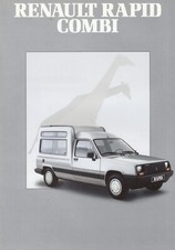 RENAULT RAPID COMBI Youngtimer Prospekt Brochure 1988 7