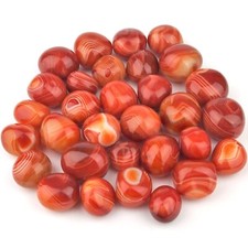 handpolierte Achat rot