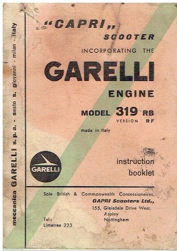 Capri 70cc roller mit garelli - roller,