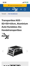 Alpuna Hunde Transport Box N35  Spezielle Dackelgrösse