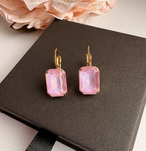 Ohrringe mit swarovski octagon - ohrringe,
