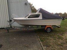 motor boot mit trailer