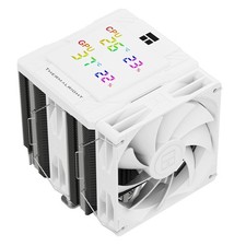 CPU Kühler White Digital Screen 6 Heatpipes Computer Air Cooler kompatibel mi...