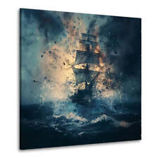 Segelschiff im Sturm Meer