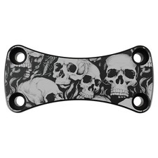 Riser-Abdeckung mit Lasergravur - Skull-Party → Suzuki VS 1400 Intruder