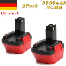 2x 3500mAh 12V Ni-MH Akku Für Bosch BAT043,BAT045,PSR 1200,PSR 12-2,PAG 12V VE-2