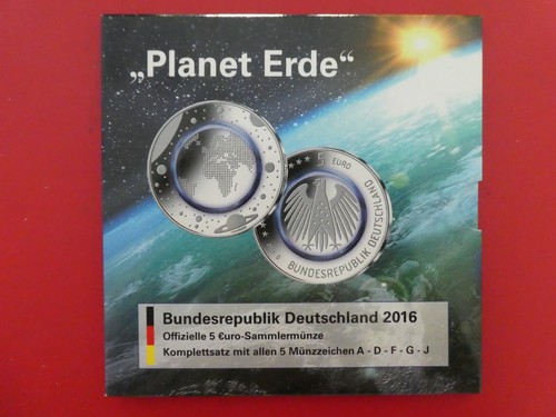 Brd euro blauer planet - 5, euro,