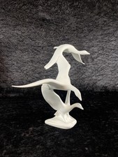 Figur Porzellanfigur AK Kaiser Biskuitporzellan Möwen Vögel Bochmann Vintage 