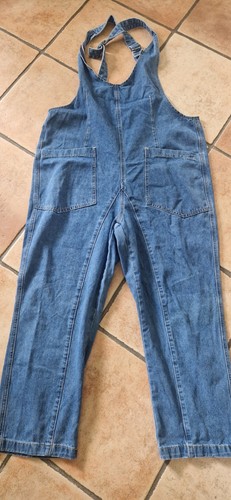 Damen jeans latzhose - damen, blau
