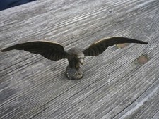 Figur Skulptur Adler Reichsadler Bronze Zierelement Standarte  um 1930  Top !!!