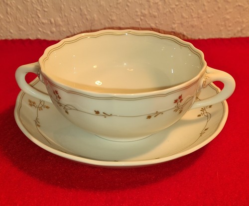 Suppentasse mit untertasse - suppentasse,