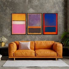 Mark Rothko 3er Set Leinwand