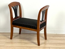 Biedermeier Hocker 80×40, Sitzbank Kirschbaum von Retroles - Polstermöbel