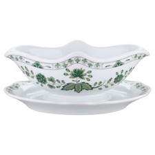 Sauciere mit Teller einteilig Hutschenreuther Maria Theresia Schlossgarten