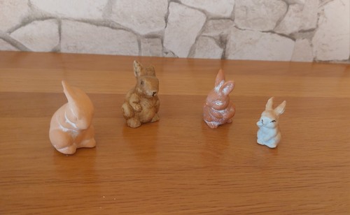 Oster deko osterhasen aus ton - osterhasen,