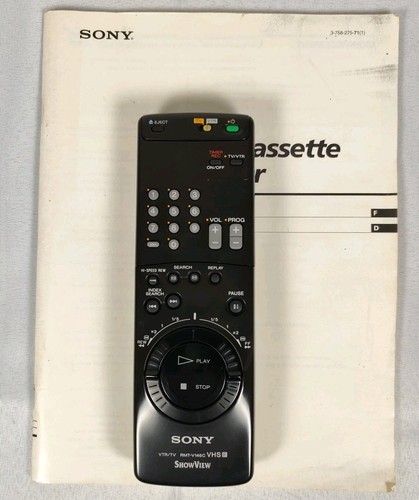 Sony rmt v146c vtr - vtr/tv, für