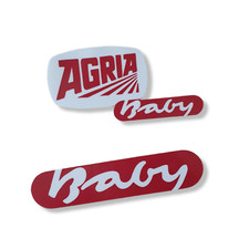 Aufkleber SET für Fräskasten * AGRIA Baby 1100 * Oldtimer * Landwirtschaft 