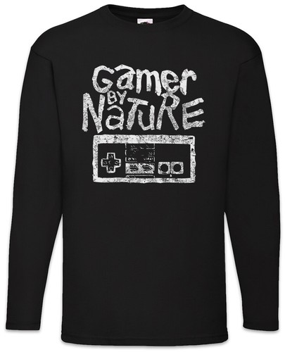 Gamer nature herren langarm - by,