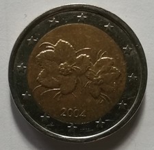 1 x 2 Euro Umlaufmünze Gedenkmünze Finnland EU Erweiterung um 10 Staaten 2004 M